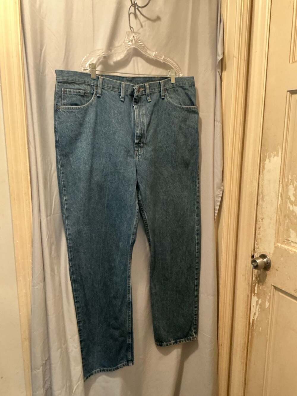 Wrangler Premium Quality Relaxed Fit Denim Jeans 40 X 32
